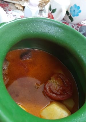 عکسی از دستور آبگوشت خوشمزه😋