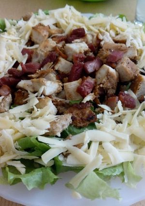 Una foto de Ensalada César completita!