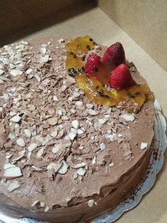 Una foto de Pastel de chocolate