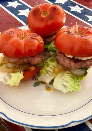 Una foto de Hamburguesas de tomate