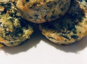 Una foto de Muffins salados de coles