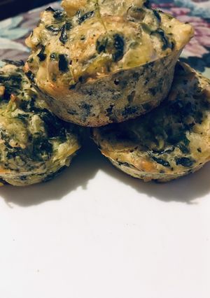 Una foto de Muffins salados de coles