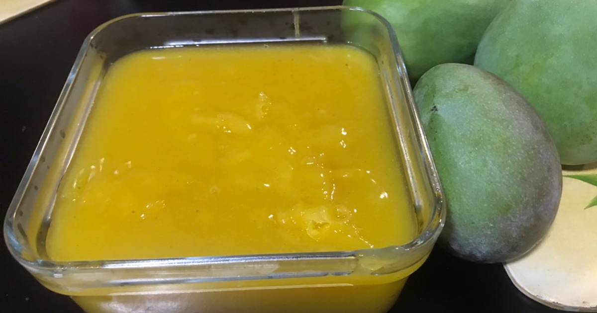 Dulce de mango verde Receta de Maria Luisa Aguilar- Cookpad