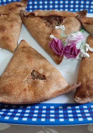 Una foto de Empanadas árabes con masa integral