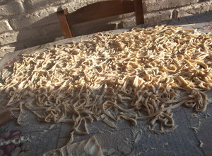 Una foto de Fideos caseros