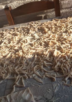 Una foto de Fideos caseros