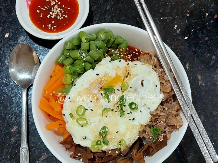 Easy Steps Make Recipes Dolsot Bibimbap ala PPKM the Awesome  Appealing.