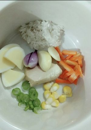 Foto resep Mpasi Killua : Sup ayam tahu telur