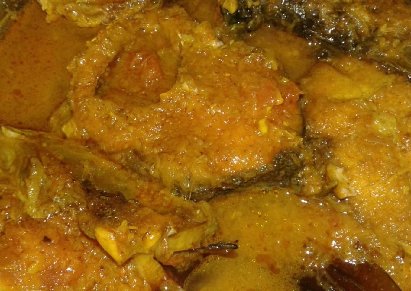 Rohu fish curry