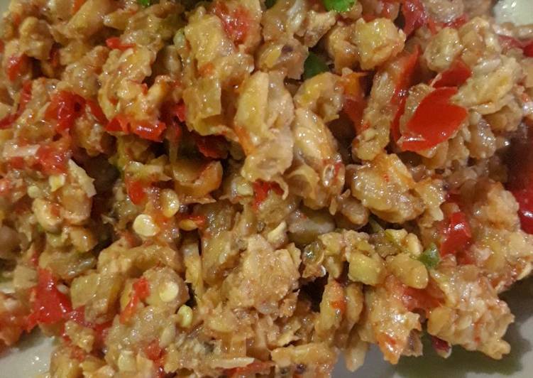 Resep Tempe goreng sambel yang Enak