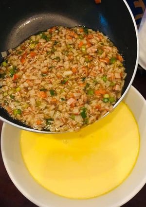 Hình của món Món cho bé : Trứng hấp mặn.