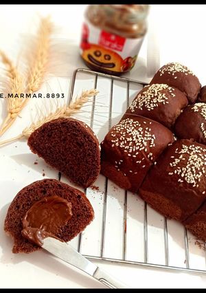 عکسی از دستور نان شکلاتی پنبه ای