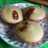 Bollitos volcán de coco y dulce de leche