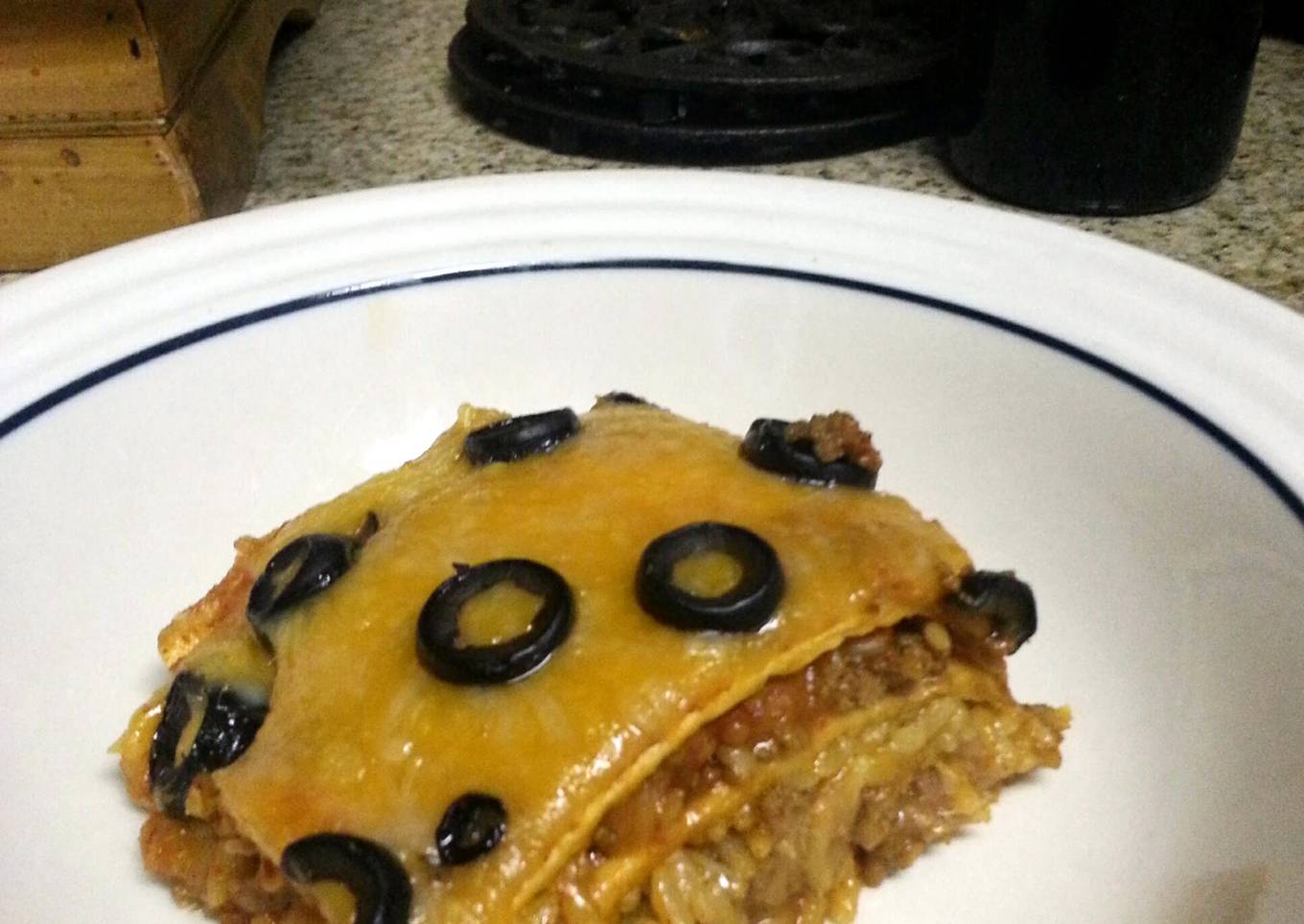 enchilada lasagna