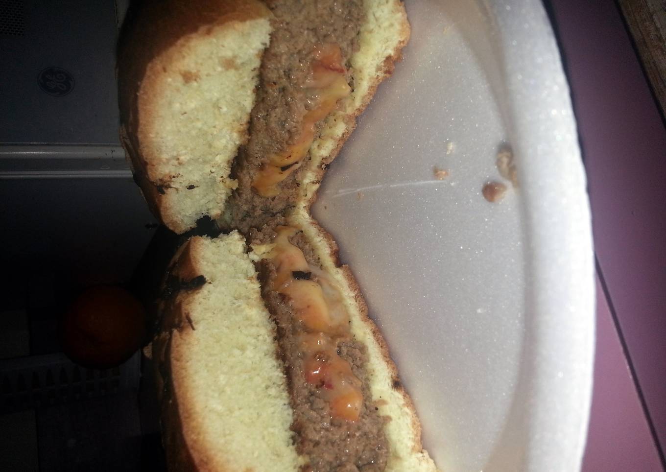 Spicy Juicy Lucy Hamburger