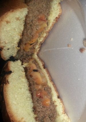 A picture of Spicy Juicy Lucy Hamburger.