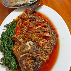 Tilapia fish stew A picture of Tilapia fish stew.