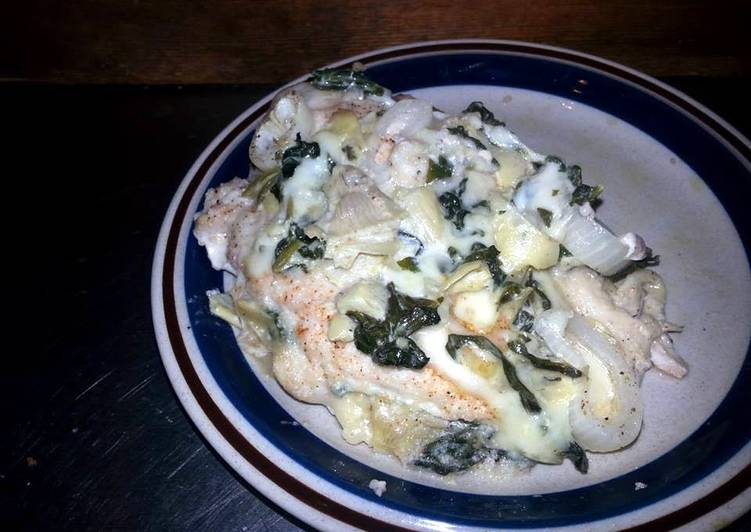 Spinach Artichoke Stuffed Chicken