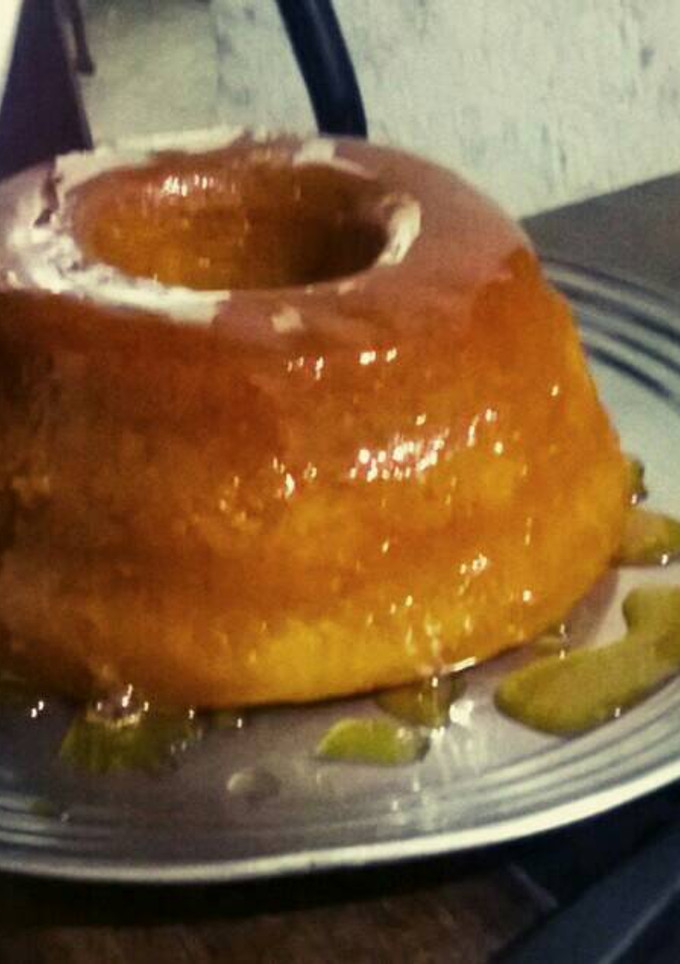Una foto de Budín de pan fácil