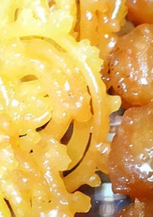 عکسی از دستور شیرینی زولبیا مخصوص ماه رمضان