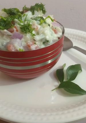 A picture of Radish Curd salad.