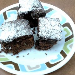 A picture of My mom's Brownies.
