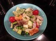 A picture of tortellini pasta salad