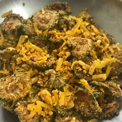 A picture of Crispy karela fry.