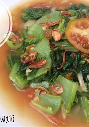 Foto resep Tumis Sawi Tomat ☘️