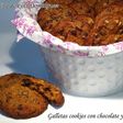 Galletas cookies con chocolate y nueces