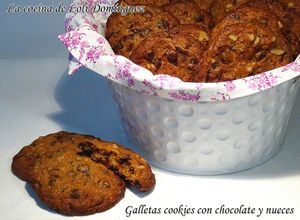 Foto principal de Galletas cookies con chocolate y nueces