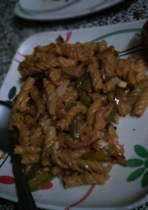 A picture of Desi Pasta.