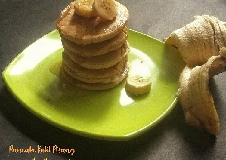 dari awal hingga akhir  Pancake Kulit Pisang Anti Gagal