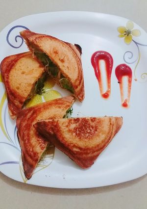 A picture of Sweet potato grilled sandwich.