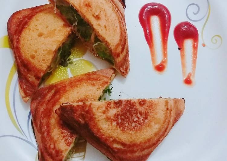 Recipe of Sweet potato grilled sandwich in 24 Minutes for Beginners