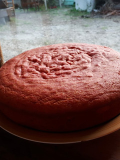 Una foto de Torta licuada de naranja PINK