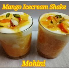 A picture of Mango icecream shake.