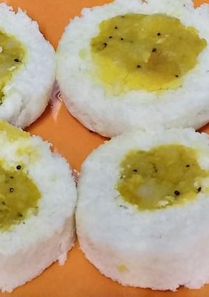 A picture of Stuffed Idli.
