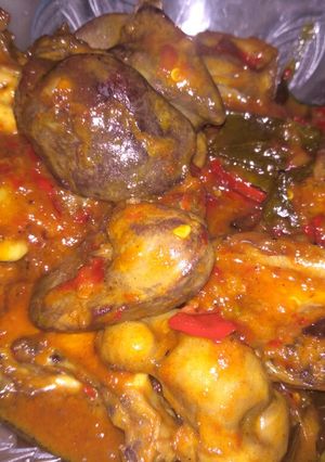 Foto resep Hati Ayam bumbu pedas