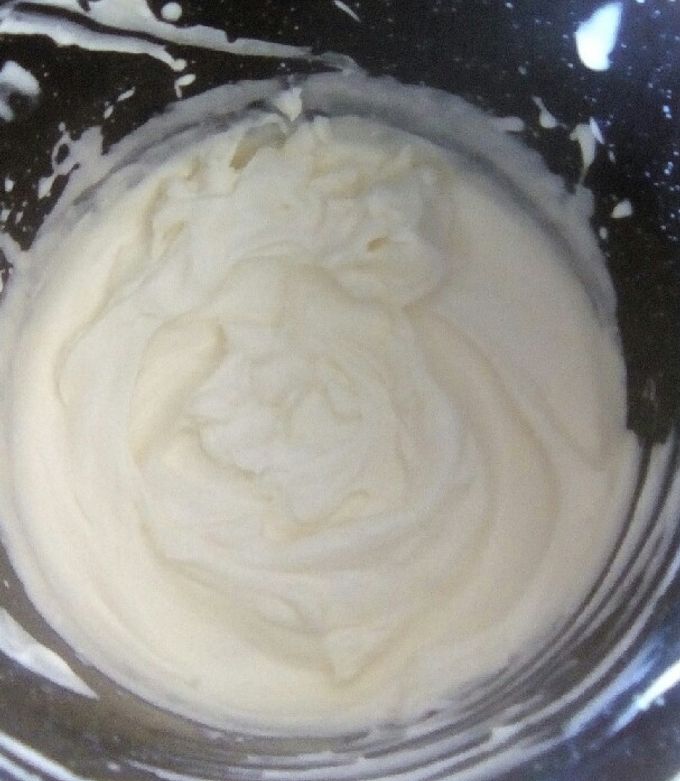 Una foto de Chantilly en licuadora o minipimer