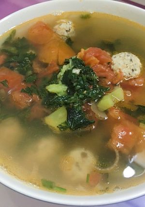 Hình của món Canh ngũ vị.