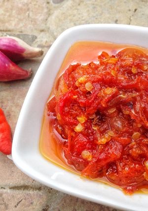 Foto resep Sambal bawang Bu Rudy