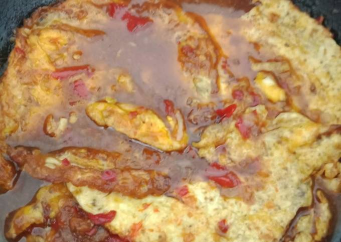 Resep Telur Mata Sapi Kuah Kecap Oleh Iness Umis Zidan Abidzar Cookpad