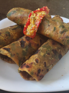 પાલક પરાઠા રેસીપી મુખ્ય ફોટો