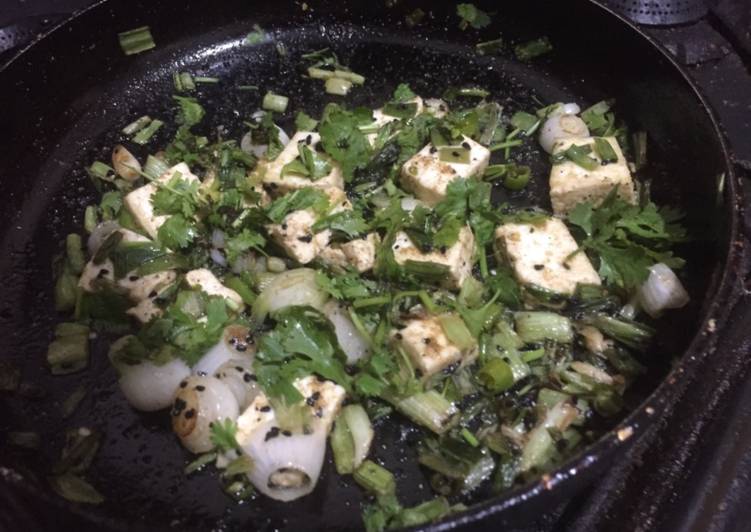 Recipe of Appetizing Spring onions paneer | This is Recipe So Appetizing You Must Attempt Now !!