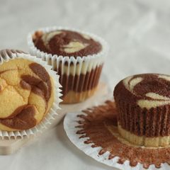 A picture of Marble Chiffon Cupcake.