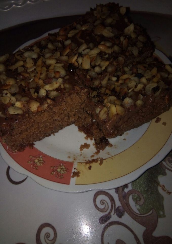 صورة لوصفة بسبوسة بالشوكولاته