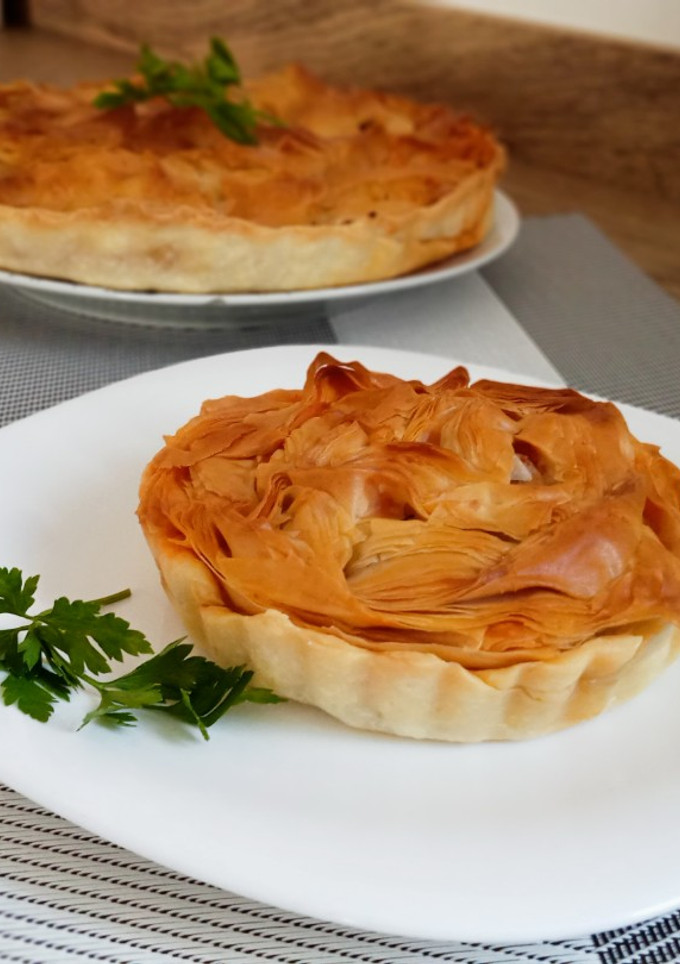 Una foto de Pastel de carne típico murciano