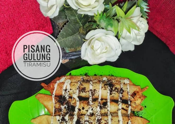 Aneka Olahan Pisang~Pisang Gulung Tiramisu