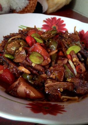 Foto resep Sambel Goreng Ikan Peda (klothok)